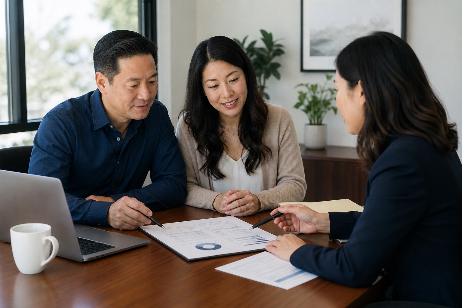 华人家庭与 CPA 讨论企业和家庭财务规划